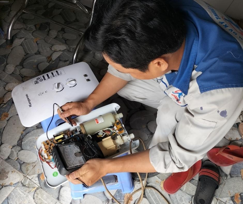 sửa máy nước nóng tại nhà huyện Sơn Tịnh