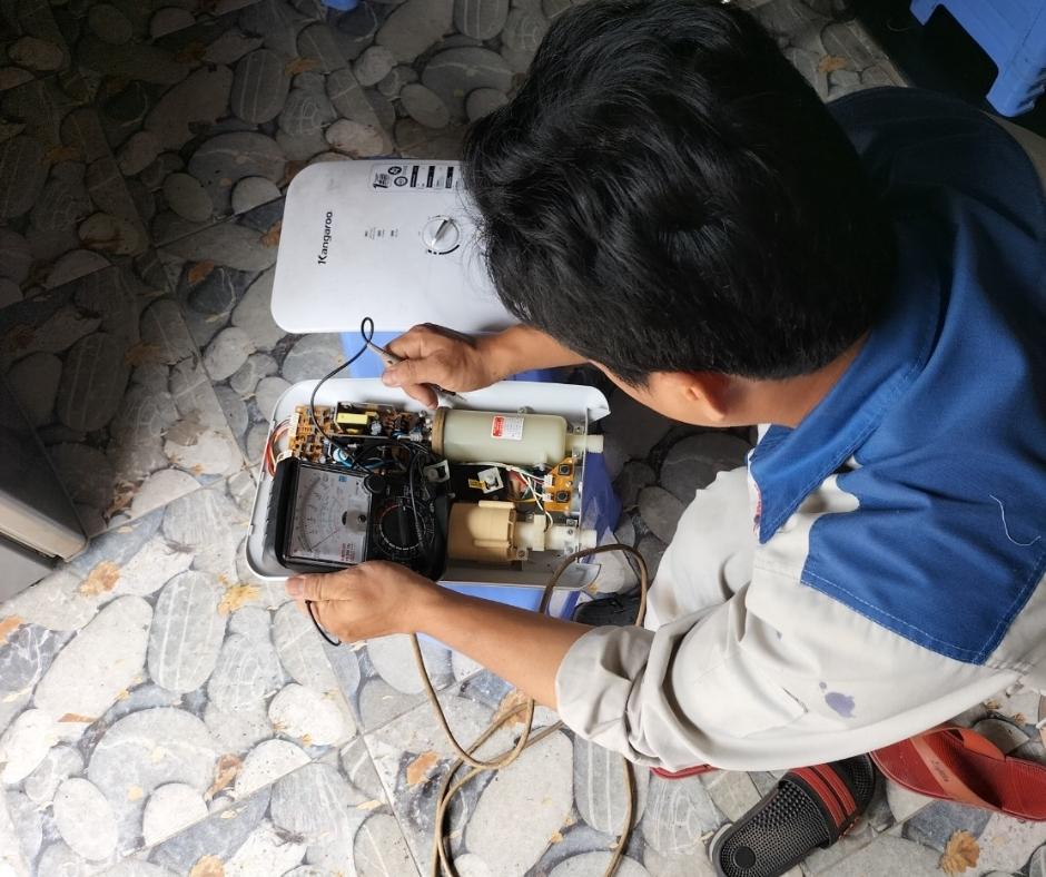 sửa chữa máy nước nóng huyện Sơn Tịnh