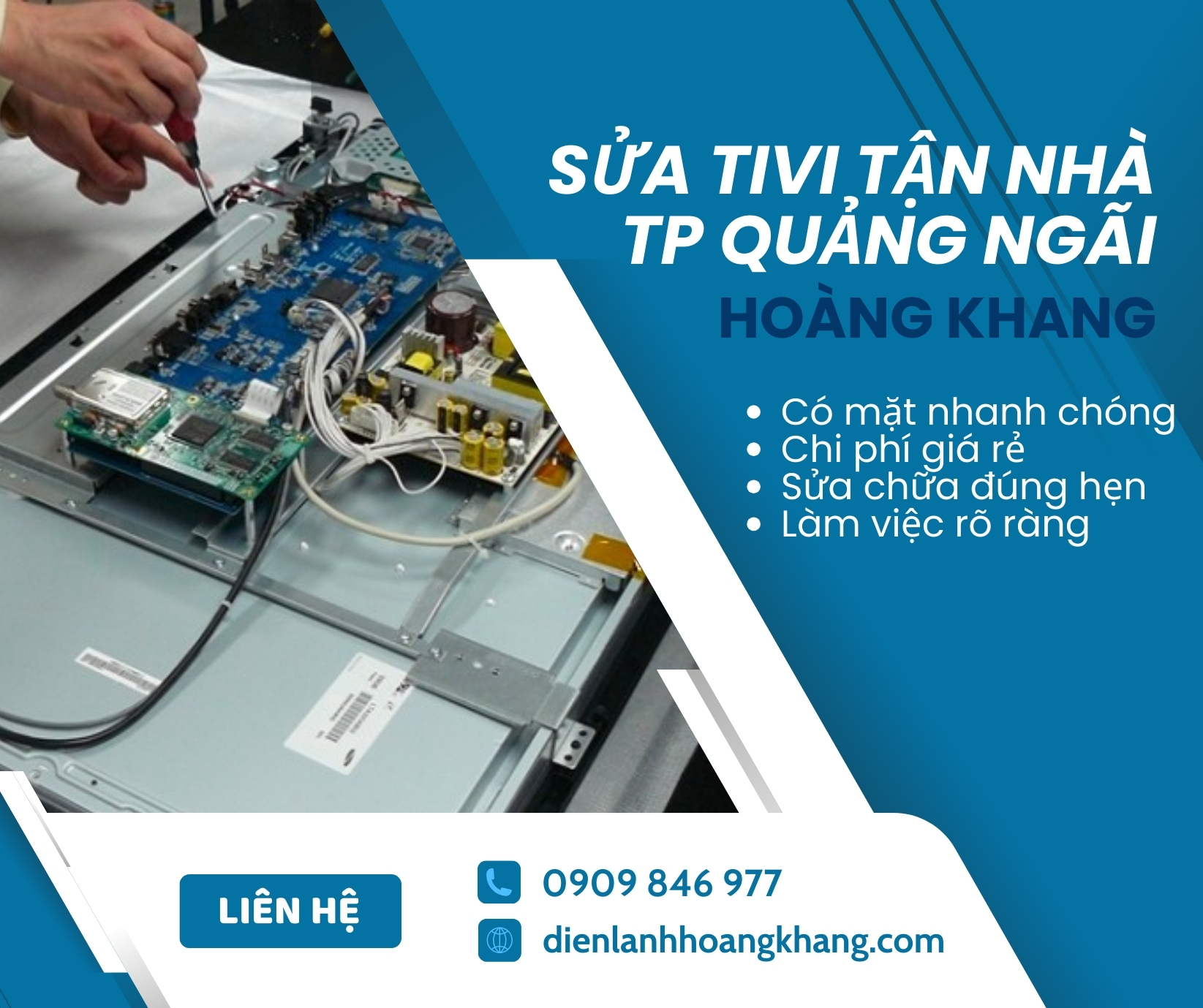 sửa chữa tivi tại Thành phố Quảng Ngãi