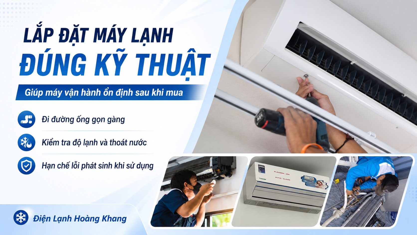 Lắp đặt máy lạnh Quảng Ngãi