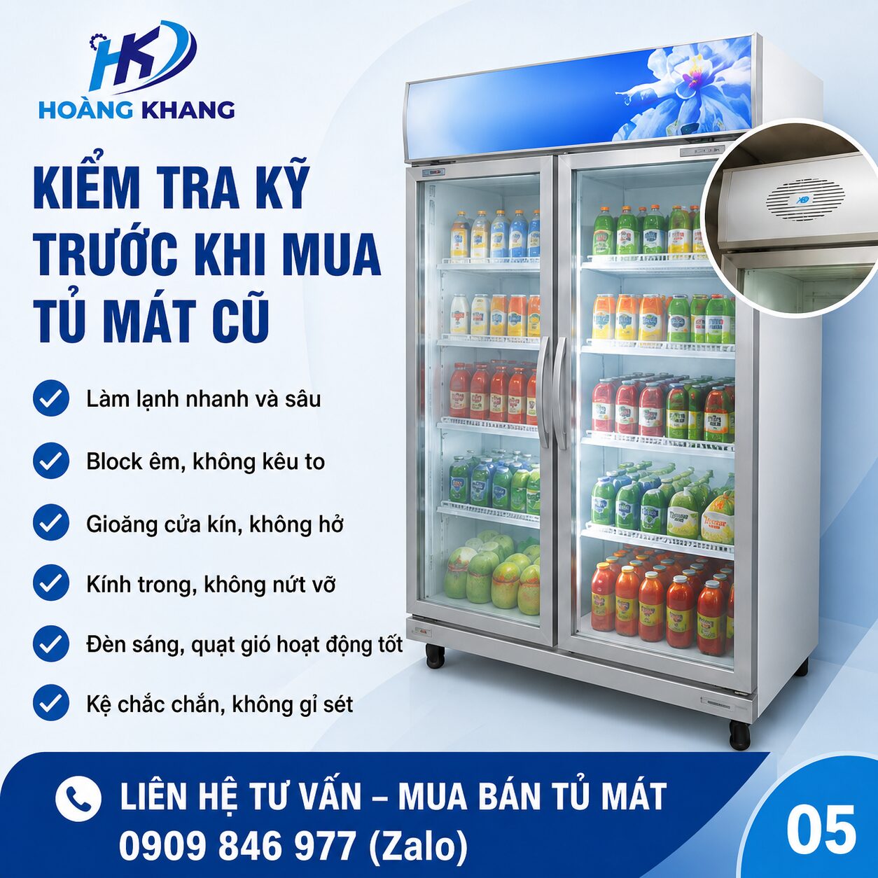 Thanh Lý Tủ Mát Quảng Ngãi Giá Tốt, Dễ Chọn Mua tủ mát cũ Quảng Ngãi