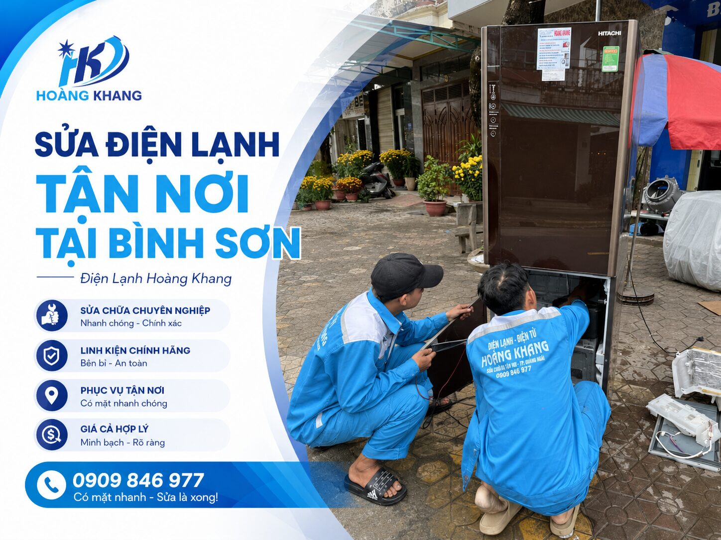 Dịch vụ Sửa tủ lạnh Bình Sơn