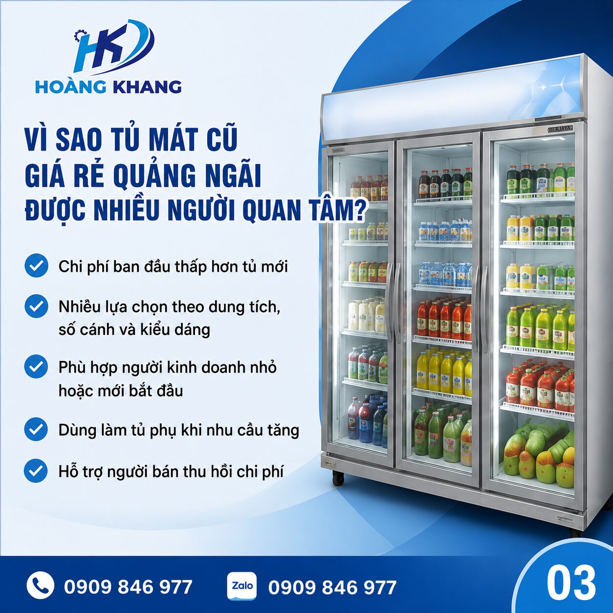 Thanh Lý Tủ Mát Quảng Ngãi Giá Tốt, Dễ Chọn Tủ mát Quảng Ngãi giá rẻ